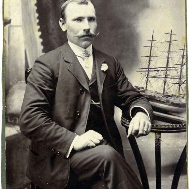 Ainažu jūrskolas absolvents Andrejs Paegļkalns (1881. – 1954.)