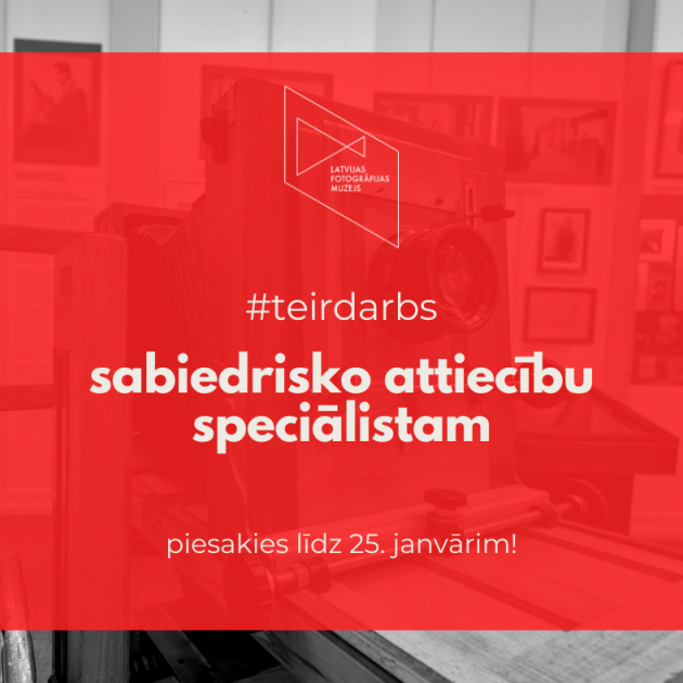 Te ir darbs sabiedrisko attiecību speciālistam