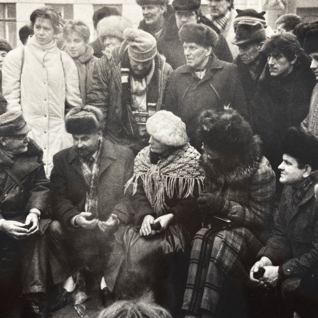 Barikāžu laiks fotogrāfijās un atmiņās.