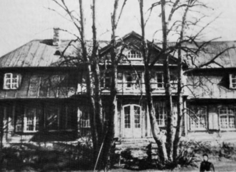 Baltā muižas ēka 20.gs. sākumā