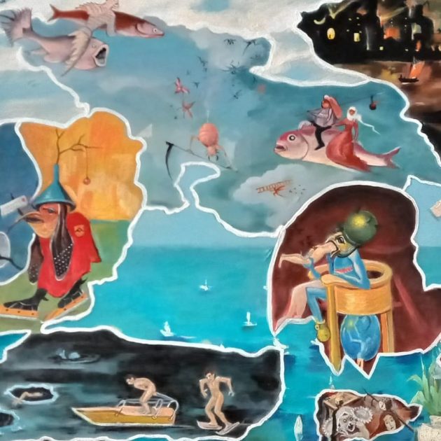 Signes Zuševicas gleznu izstāde “Viduslaiku mistērijas Hieronīma Bosa pēdās”
