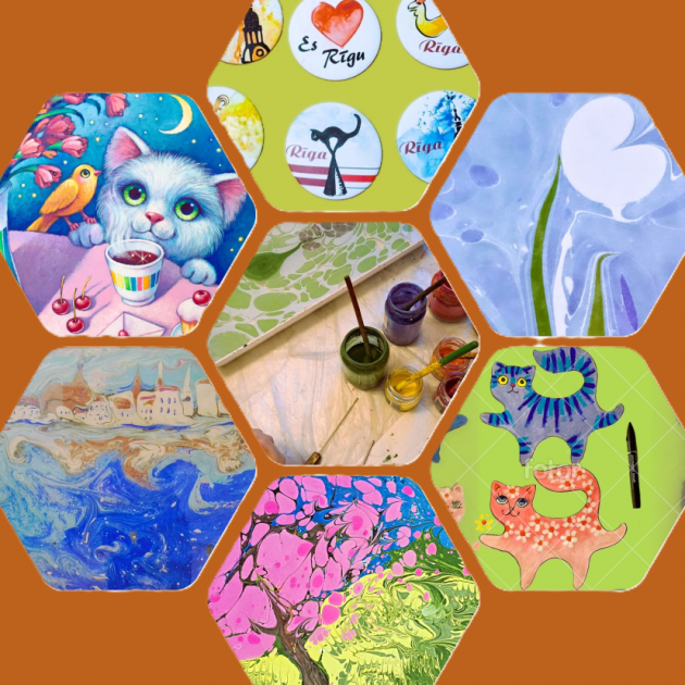 Svētdienas meistardarbnīcas bērniem un pieaugušajiem Baltijas baltkrievu mākslinieku apvienības „Maju Gonar” izstādē