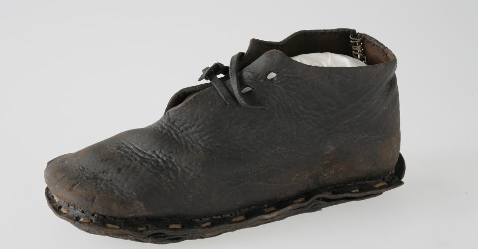 Leather footwear. Riga. 15th century