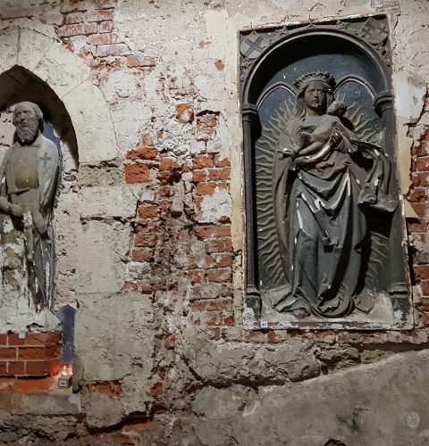 In the Cross Gallery of the Riga Cathedral