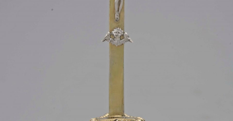 Silver crucifix of the Court of Crafts, 1688