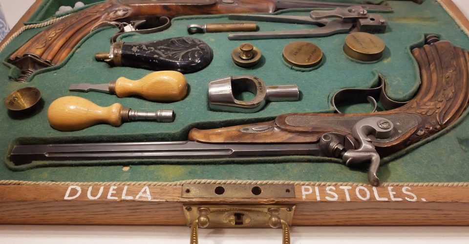 Duel pistols set. Riga, D. Nicklas, mid-19th century.