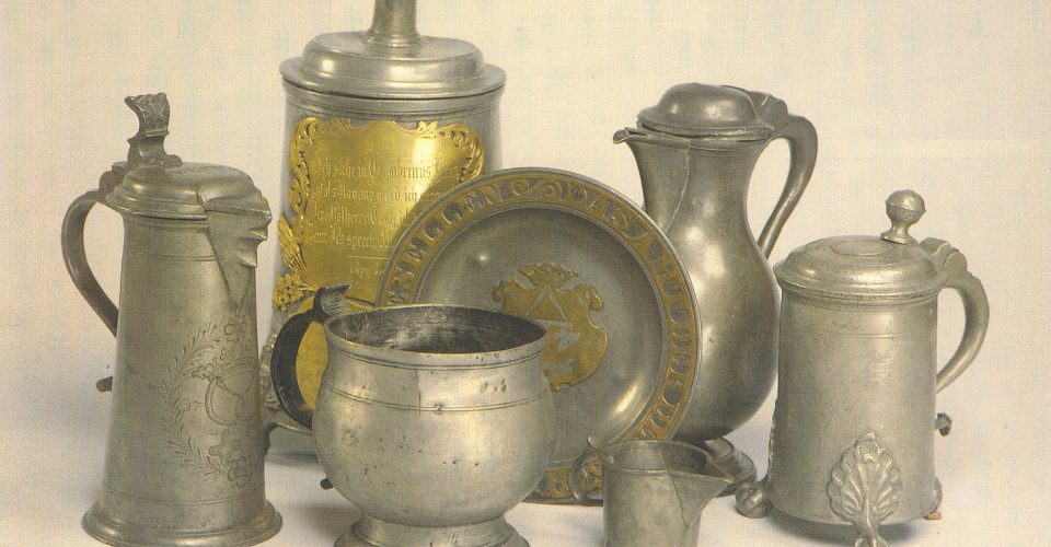 Objects made by the masters of the Riga pewterers’ guild. 17th cent.–mid-19th cent.