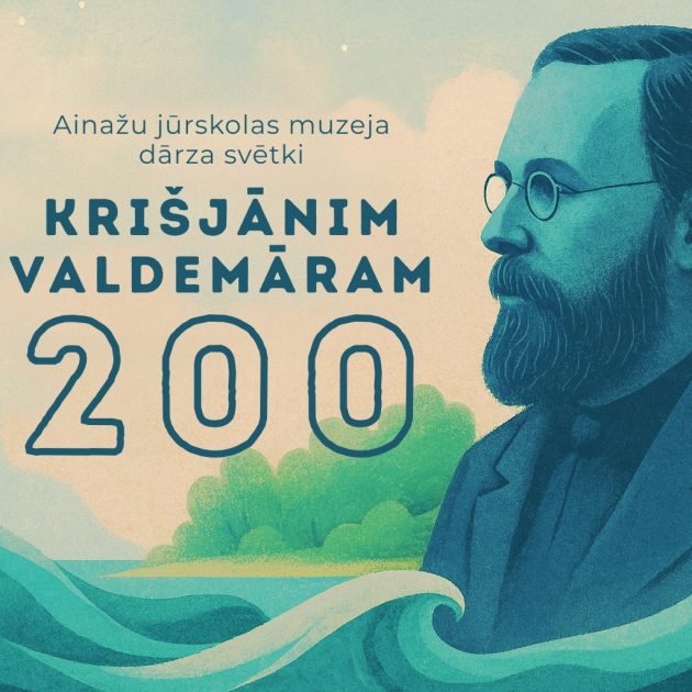 Ainažu jūrskolas muzejs aicina uz dārza svētkiem “Krišjānim Valdemāram – 200”
